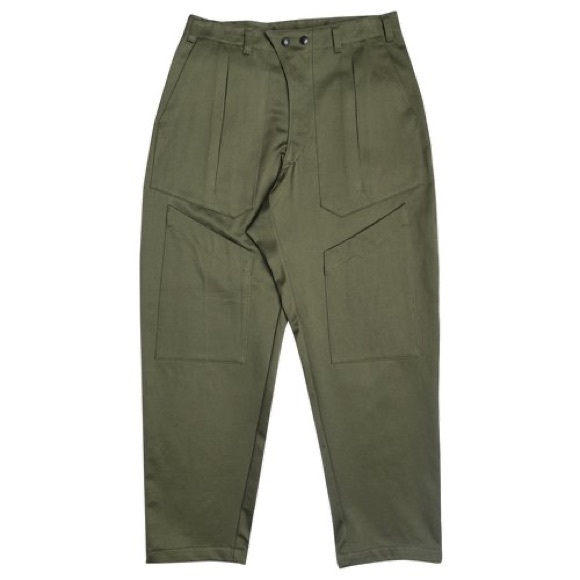 MONITALY OLIVE US SUBMARINE PANTS - 34